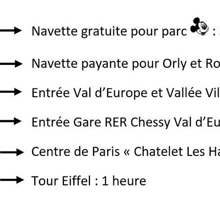 Disneyland Paris, Appartement 70M², Parking Prive Serris Eksteriør billede