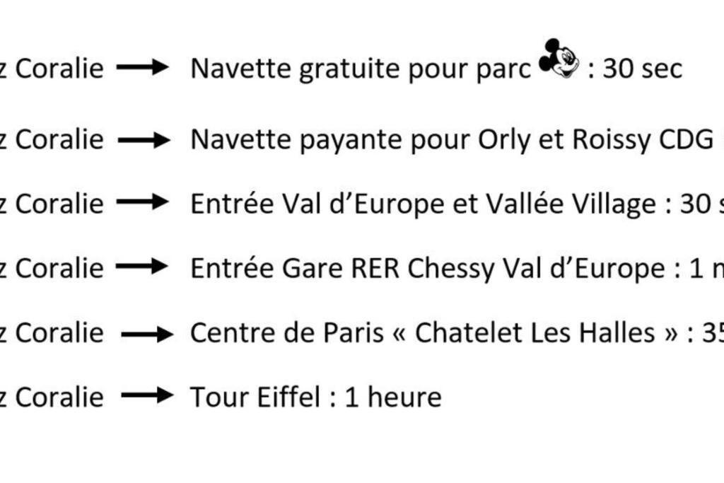 Disneyland Paris, Appartement 70M², Parking Prive Serris Eksteriør billede