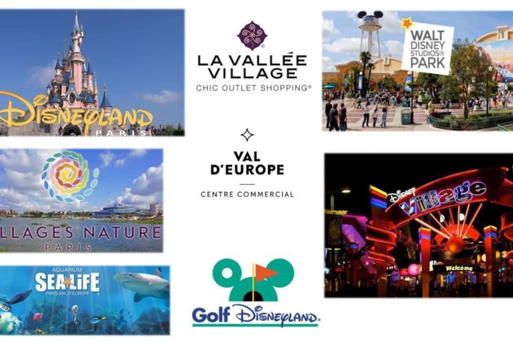 Disneyland Paris, Appartement 70M², Parking Prive Serris Eksteriør billede